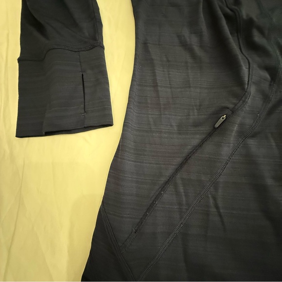 Athleta Pacifica Illume Jacket Women 3X Navy Blue Full Zip UPF Relaxed High Neck - Picture 8 of 13